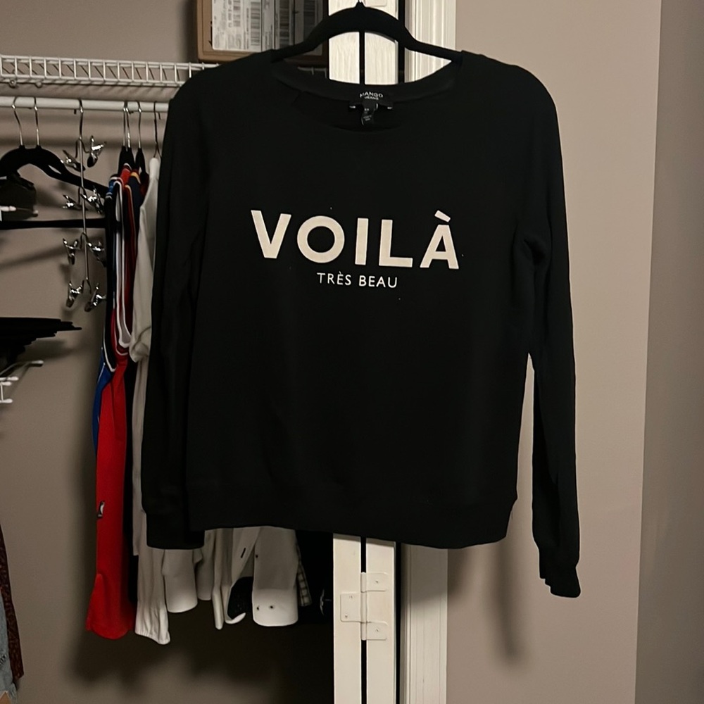 Mango black light sweater
